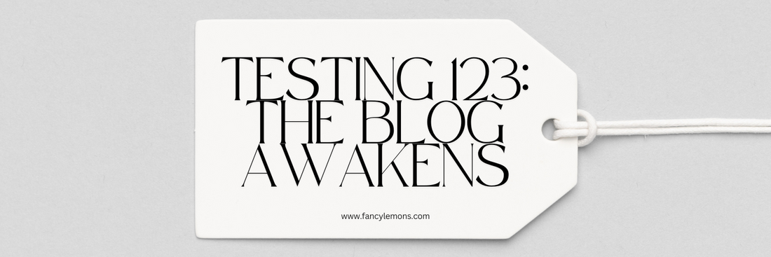 Testing 123: The Blog Awakens