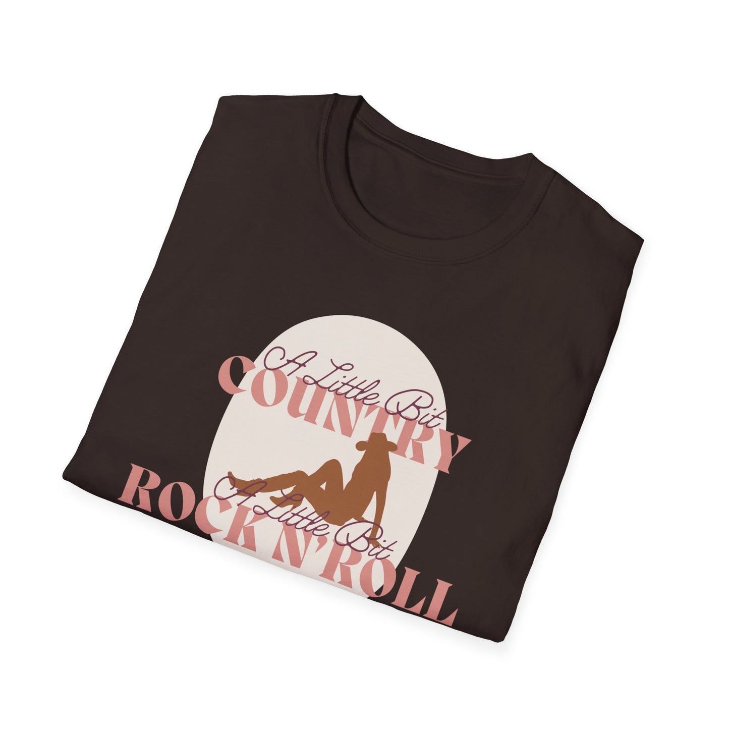 Little Bit Country, Little Bit Rock 'n Roll Cowgirl T-Shirt: Edgy Western Charm