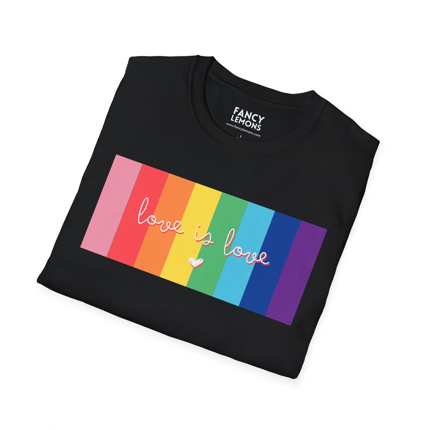 Love is Love: Celebrating Love, Inclusivity and Equality | Softstyle Unisex T-Shirt