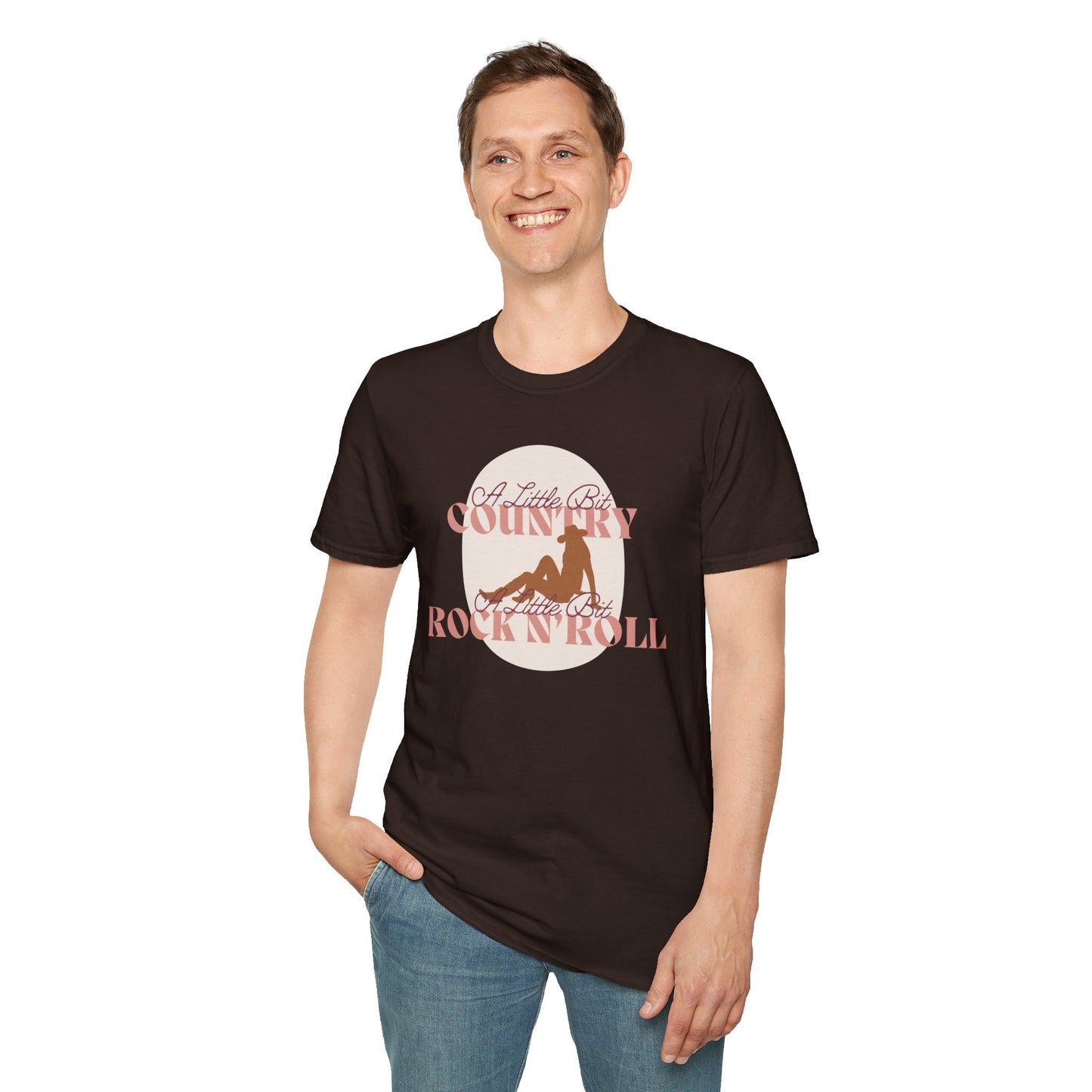 Little Bit Country, Little Bit Rock 'n Roll Cowgirl T-Shirt: Edgy Western Charm