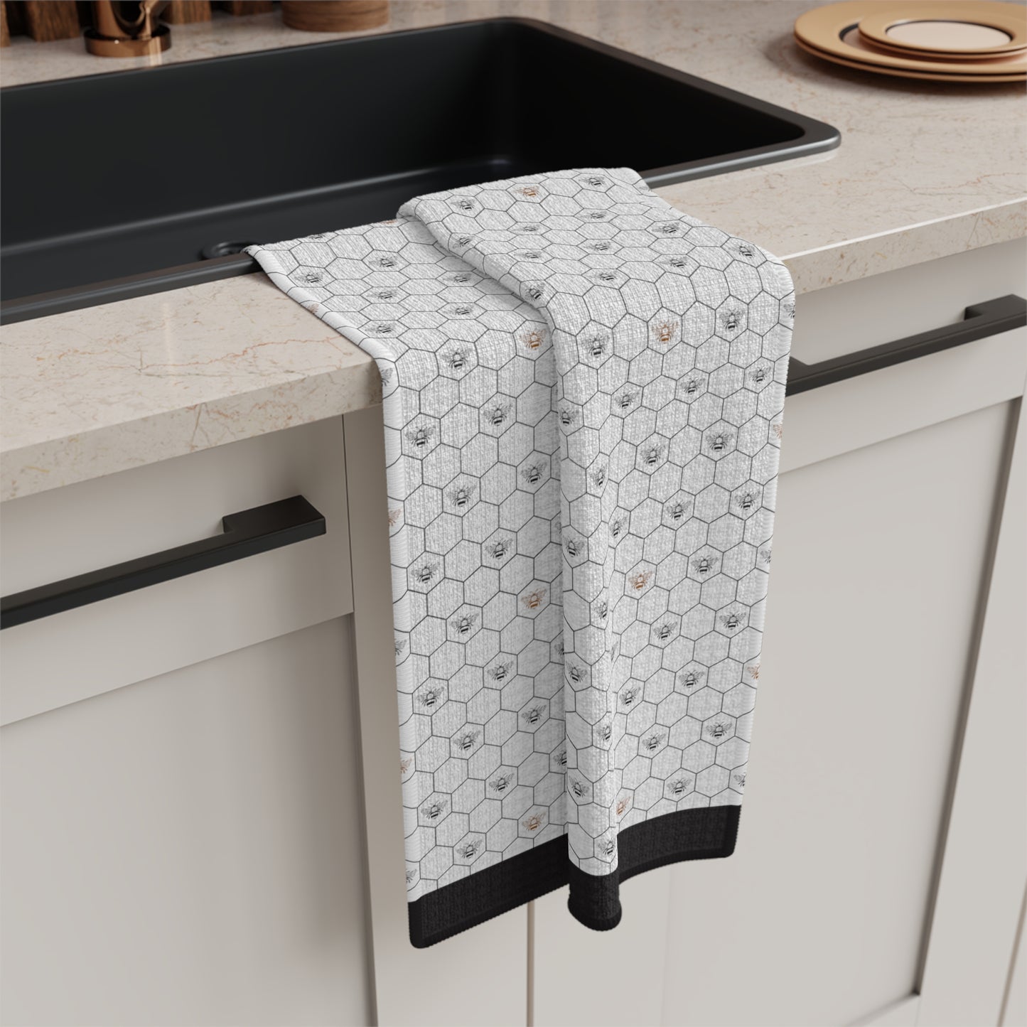 Honeycomb Microfiber Kitchen Towel