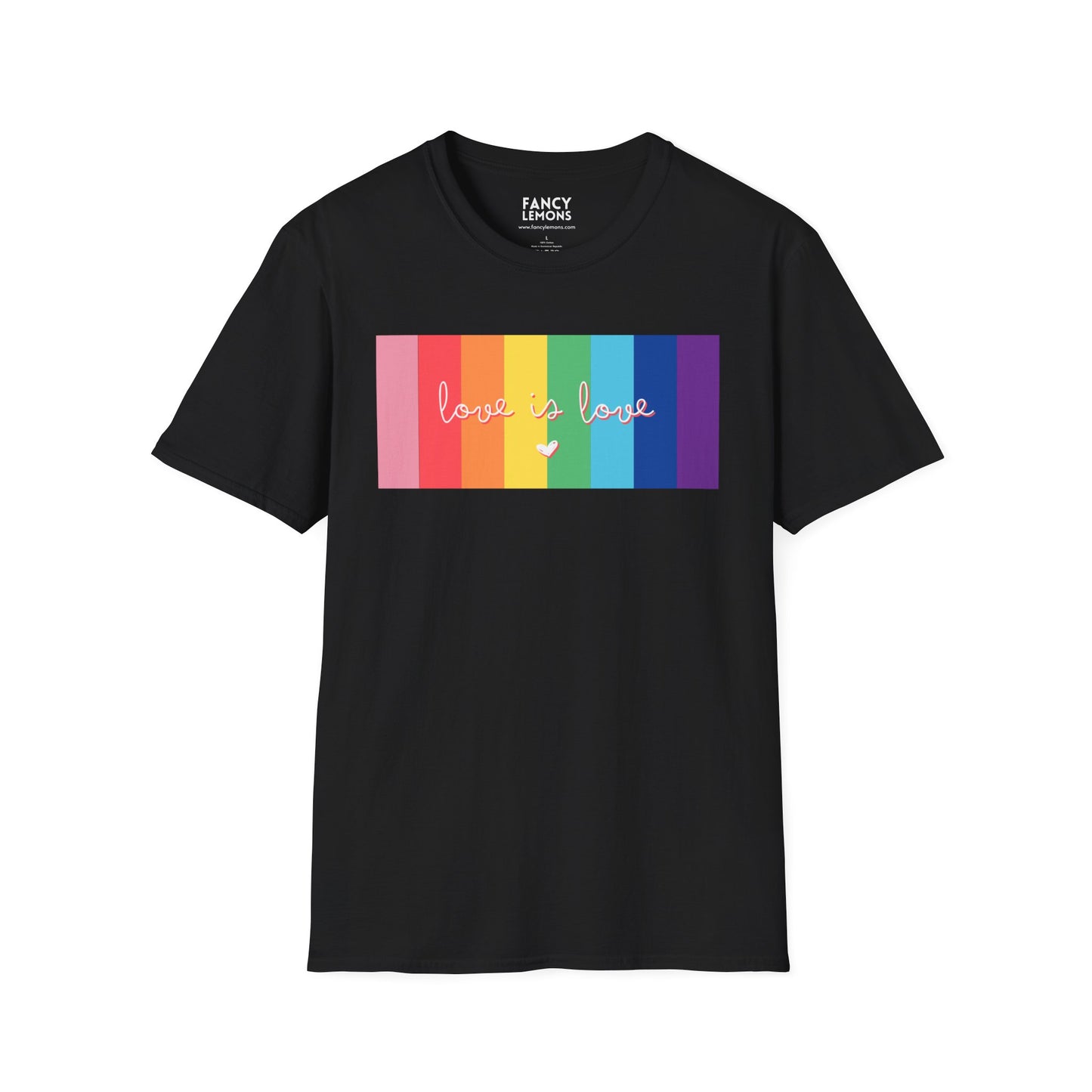 Love is Love: Celebrating Love, Inclusivity and Equality | Softstyle Unisex T-Shirt